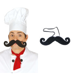 Velký černý knír 21.5 cm